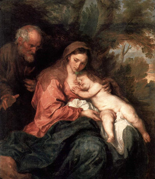 8 Rest Of The Holy Family During The Flight Into Egypt, 1630