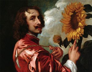 Self Portrait With A Sunflower, 1633 -cover