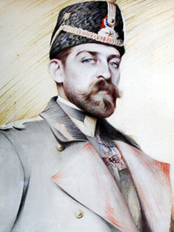 1889 Principele Ferdinand I. Portret Antonio Argnani