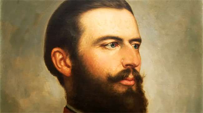 Carol I al României. Portret de George P.A. Healy - detaliu