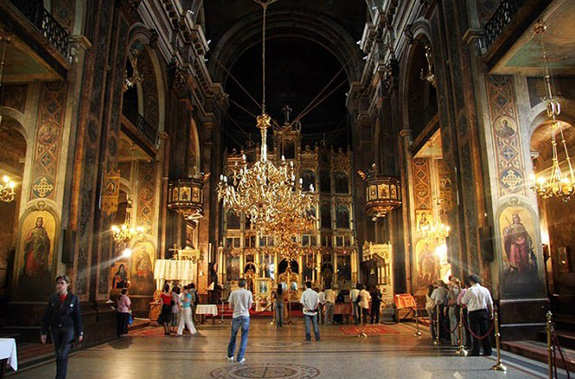 1887 Interior Catedrala Mitropolitană Iași