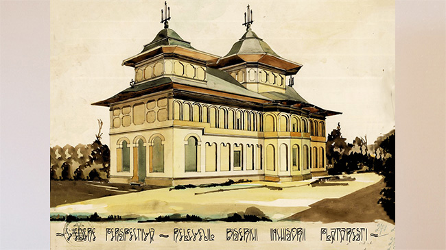 Proiecție a Mănăstirii Plătăreşti - cover26