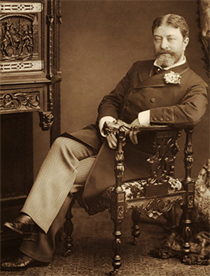 Sir Paolo Tosti. Portrait by Stanislaus Walery