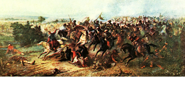 Izgonirea turcilor la Calugareni. Theodor Aman - cover