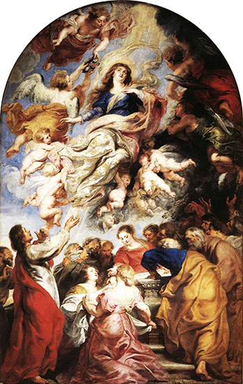 1 Adormirea Maicii Domnului. Pictor Rubens