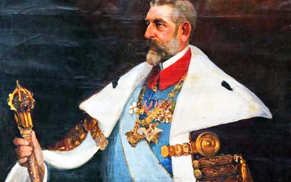 Ferdinand I Al României. Tablou Descoperit în Depozitul Muzeului Unirii Din Alba Iulia
