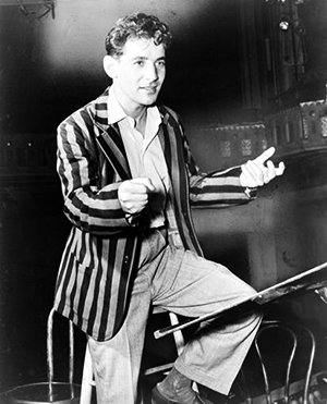 Leonard Bernstein (1) Conducting The New York City Symphony, 1945