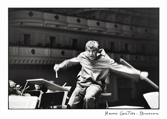Leonard Bernstein Portrait By Henri Cartier-bresson