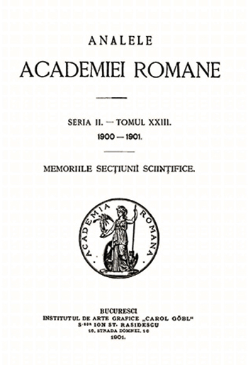 1868 Analele Societăţii Academice Române