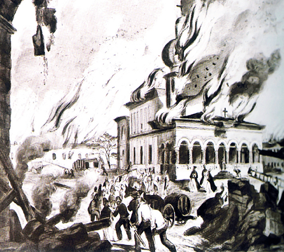 1804 Incendiu în București Biserica Sf. Gheorghe