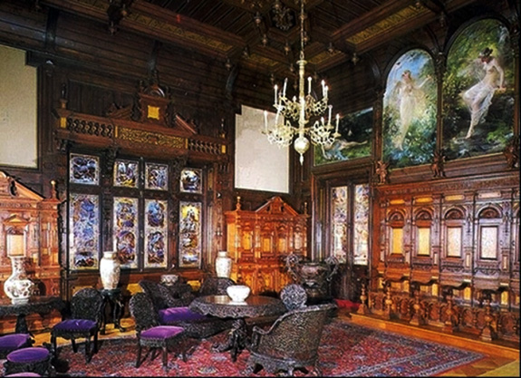1914 Sală în Castelul Peleș