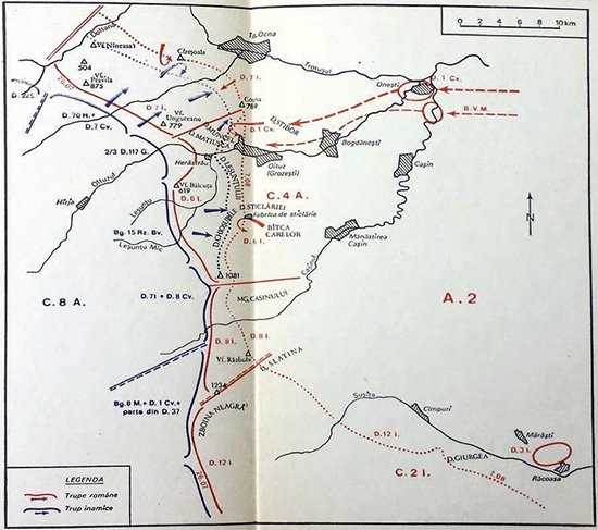 1917 Dispunerea și Acțiunile Armatelor Combatante