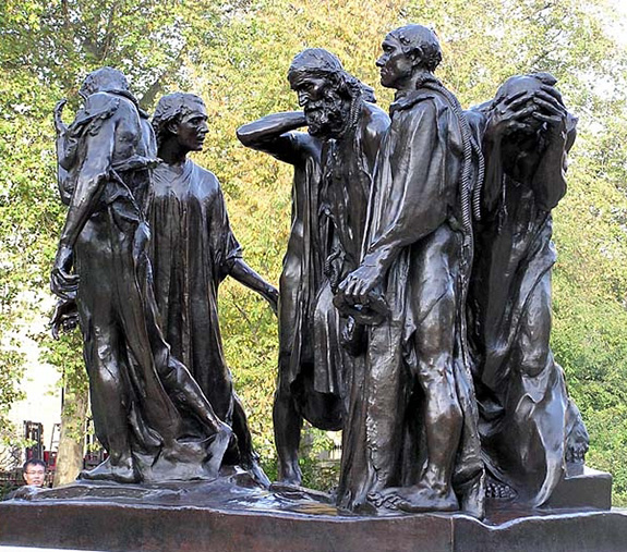 7 The Burghers of Calais Burghezii din Calais, 1884-c.1889