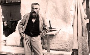 Auguste Rodin in his studio, 1898 -cover