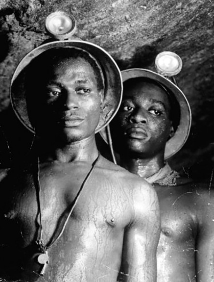 8 South African gold miners Mineri de aur sud-africani, 1950