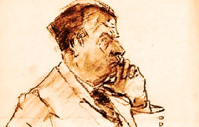 Constantin Baraschi (1902-1966). Autoportret-detaliu -cover