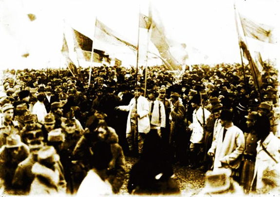 1918a Marea Adunare Naţională De La Alba Iulia. Foto Samoilă Mârza