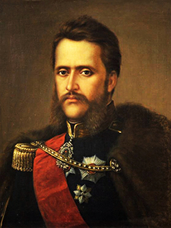 1861 Alexandru Ioan Cuza Proclamația Unirii. Portret De Mișu Popp