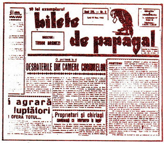 1944 Bilete De Papagal -seria A Iv-a