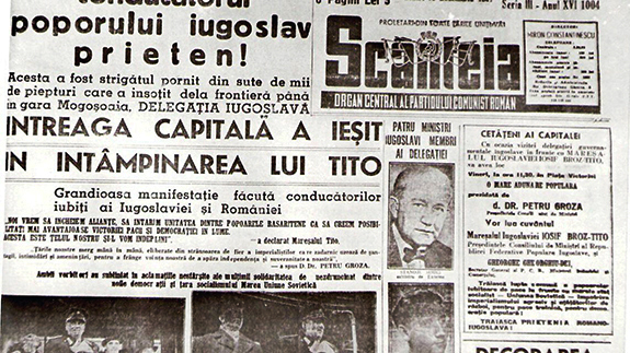 Vizita oficială la București a lui Iosip Broz Tito 1947 Vizita Oficială La București A Lui Iosip Broz Tito