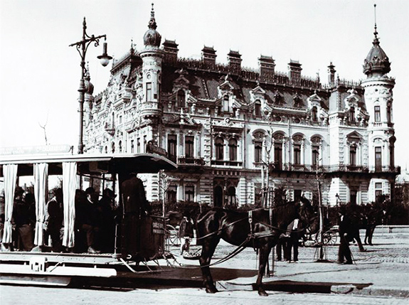 1872 Prima Linie De Tramvai Cu Cai în Bucureşti