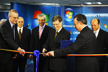 1996 Inaugurarea Filialei Companiei Microsoft Din România