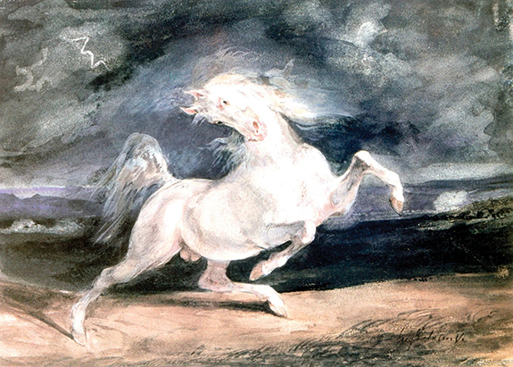 2a Horse Frightened by a Storm, 1825–29