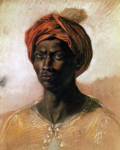 2c Portret de turc cu turban Portrait of a Turk in a Turban, 1826