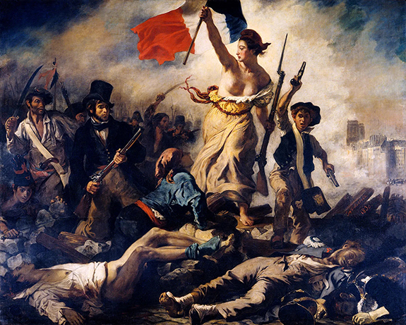 3a Libertatea conducând Poporul Liberty Leading the People, 1830
