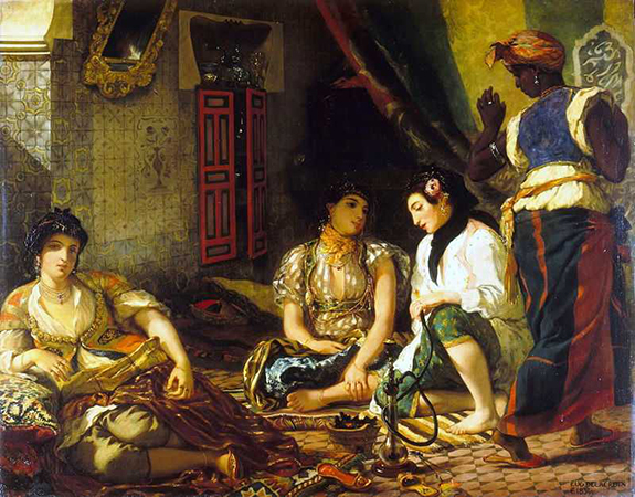 4a Femei din Alger în apartamentul lor Women of Algiers in their Apartment, 1834