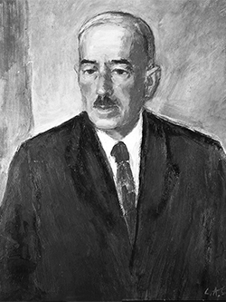 1892-1967 Medic Leon Ballif. Portret Călin Alupi