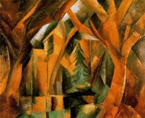 GeorgesBraque - The-Park-at-Carrieres-Saint-Denis-1909