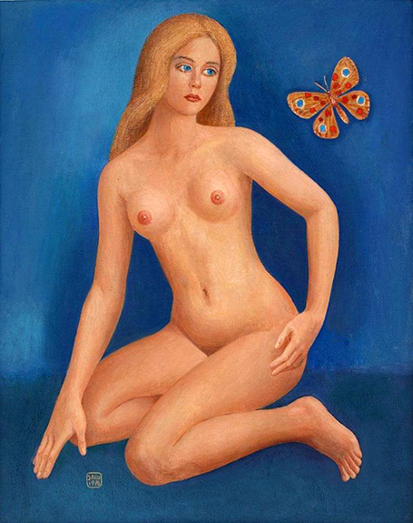 4 Nud cu fluture Nude with butterfly