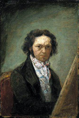 Francisco Goya (1) Self-portrait, c. 1796-1797