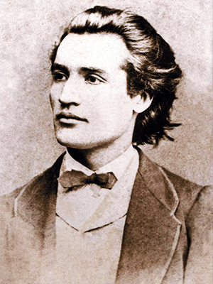 Mihai Eminescu la 19 ani. Foto Jan Tomáš, Praga Mihai Eminescu La 19 Ani. Foto Jan Tomáš, Praga