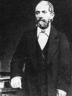 1819-1890 Nicolae Turnescu. Portret Th. Aman