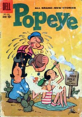 Bud Sagendorf's Cover Of Popeye No.50, 1959