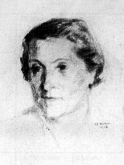 1907-1985 Valeria Sadoveanu Soție. Portret Ștefan Constantinescu
