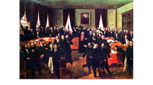 Proclamarea Unirii. Tablou Th. Aman