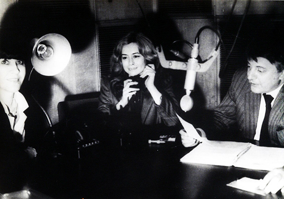 1982 Radiobiblioteca Sf - Redactorii Doina Berchină, Camelia Stănescu şi Dan Ursuleanu