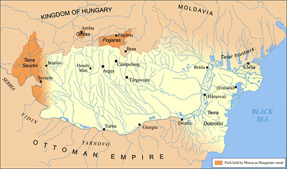 Țara Românească Sub Mircea Cel Bătrân, 1390