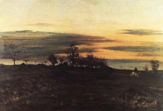 14 Călăreț La Apus Rider In Sunset