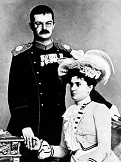 1903 Regele Alexandru I și Regina Draga Ai Serbiei