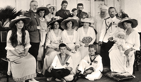 1914 Familia Imperială rusă și Familia Regală română