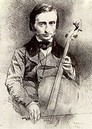 Jacques Offenbach. Drawing by Alexandre Laemlein (1)