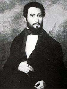 1848 Dimitrie Bratianu. Portret de Constantin Lecca