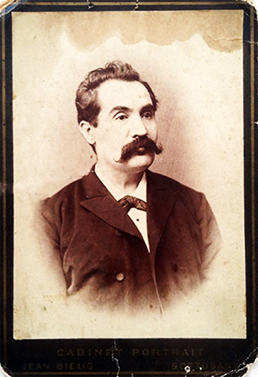 1883 Ultima fotografie a lui Mihai Eminescu, Botoșani
