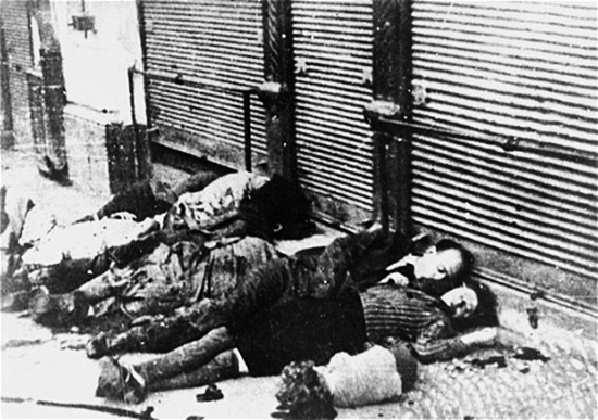 1941 Evrei asasinați pe strada Vasile Conta din Iași