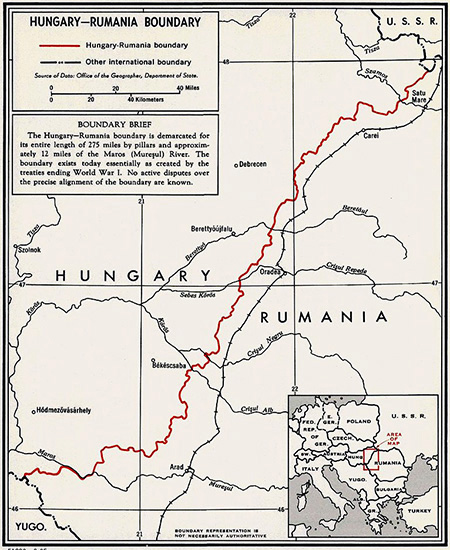 1920b Granița Ungaria- România