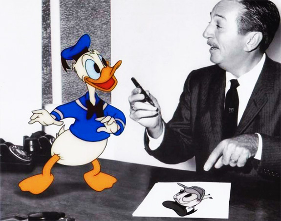 Donald Duck & Walt Disney